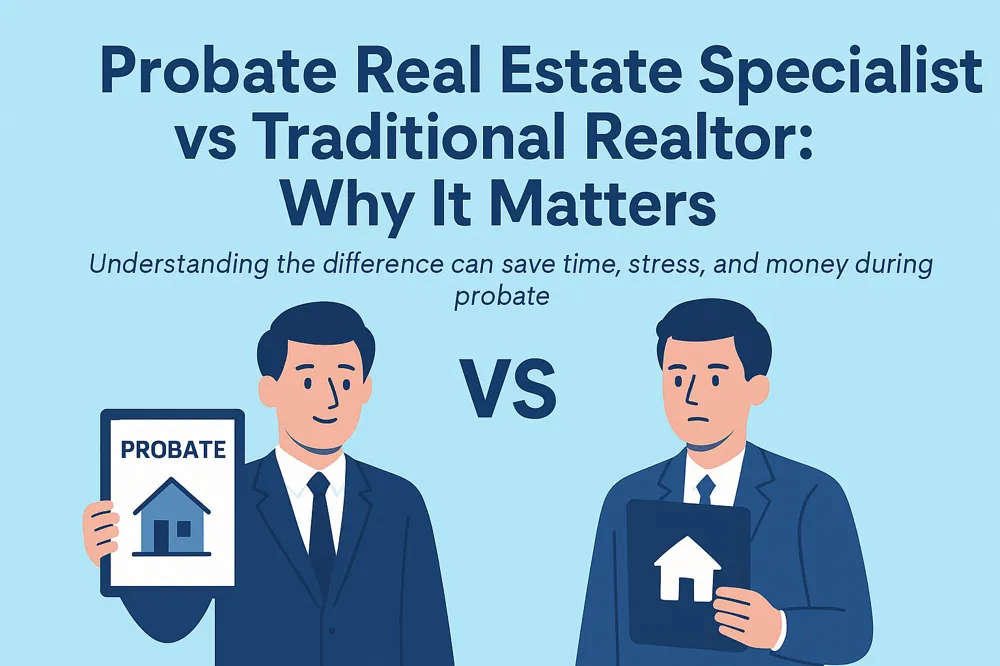 Probate Real Estate Specialist vs. Traditional Realtor | Casillas Probate Advisor