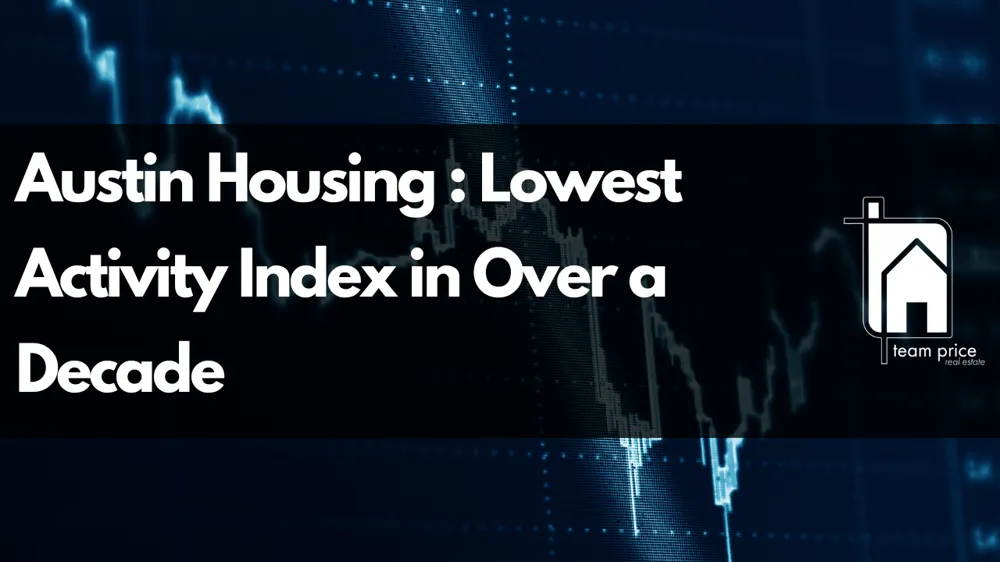 Austin Housing : Lowest Activity Index in Over a Decade