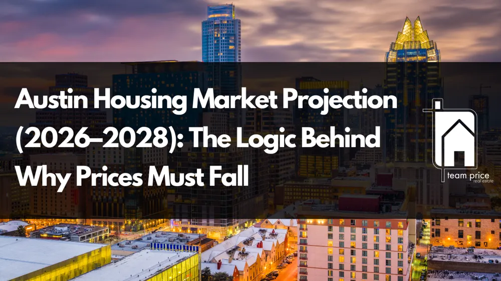 Austin Housing Market Projection (2026–2028): The Logic Behind Why Prices Must Fall